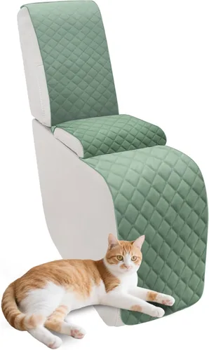 Miniatura 82 de Fundas para sofá modular reclinable, de terciopelo en forma de L, funda de consola central para perros y mascotas, lavable antideslizante, 1 funda