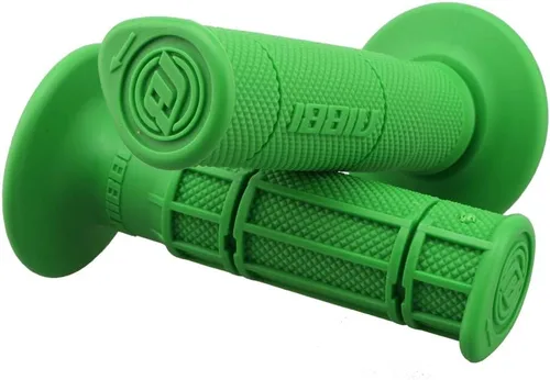 NIBBI Empuñaduras de mano para motocicleta, 7/8 pulgadas, 0.866 in, 0.945 in, empuñaduras universales para manillar de motocicleta, acelerador Verde