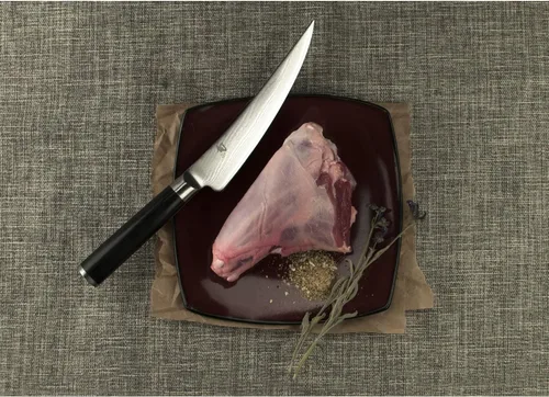 Miniatura 2 de Shun Cuchillo clásico para deshuesar y filetear de 6 pulgadas, se desliza fácilmente a través de carne y pescado, auténtico, hecho a mano, cuchillo
