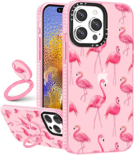 Miniatura 11 de Toycamp Funda para iPhone 13 Pro Max Blanca Con soporte de anillo, lindo astronauta, divertido diseño de dibujos animados, para niñas