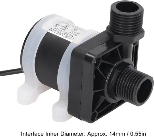 Miniatura 6 de Bomba sumergible pequeña DC12V 20W 800Lh Motor sin escobillas Abs Material Ahorro de energía silencioso, adecuado para peces de acuario, fuente