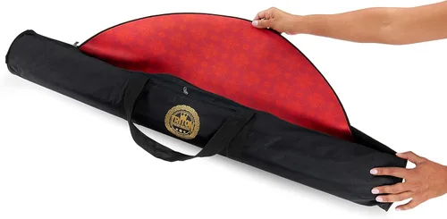 Miniatura 4 de Triton Premium Tapete Portátil para Mesa de Póquer para 10 Jugadores Azul - Tapete de Juego de Póquer Portátil de Goma con Tela Multi-Spandex