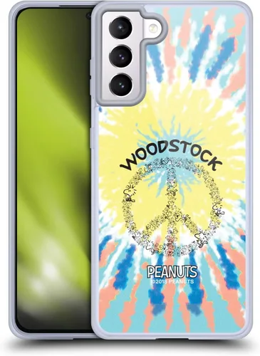 Miniatura 414 de Head Case Designs Funda de gel Woodstock 50th con licencia oficial de Peanuts Snoopy Guitar 1969 [protección de grado militar] compatible