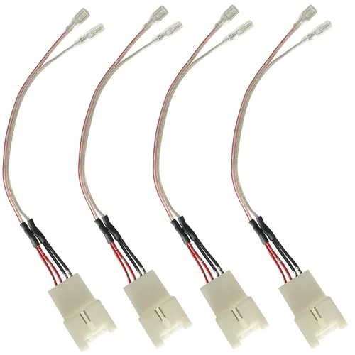 Miniatura 9 de Conector de cable de altavoz tweeter para tablero de Toyota Corolla/Camry 2012-2020, RAV4 2015-2019, adaptador de cable de altavoz para Subaru