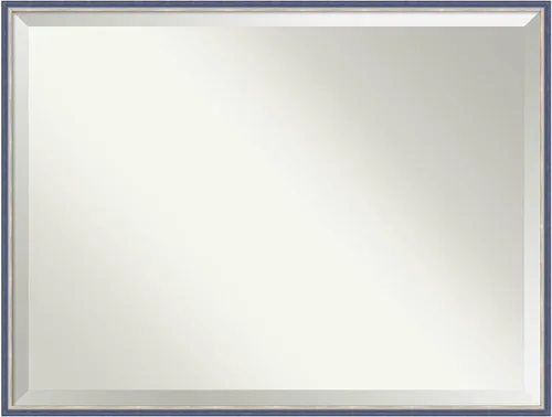 Miniatura 8 de Amanti Art Theo - Espejo de pared negro de 21 x 17 pulgadas, espejo rectangular estrecho de baño para decoración de pared de sala de estar, marco