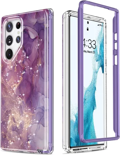 Miniatura 13 de ESDOT - Funda protectora Samsung Galaxy S22, grado militar, resiste caídas de 21 pies, diseño moderno, para mujeres, a prueba de golpes, para Galaxy