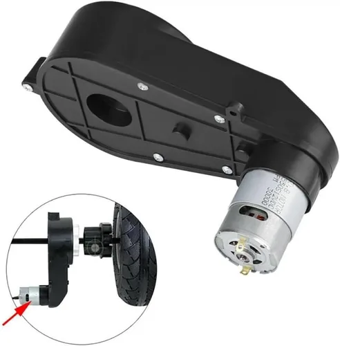 Miniatura 5 de Reemplazo del motor de caja de cambios eléctrica de 12 V, RS390 RS550, transmisión de CC de alto par para montar en autos de juguete, engranajes