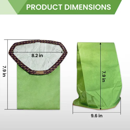 Miniatura 2 de Paquete de 20 bolsas de microfiltro Intercept 107666 compatibles con aspiradora ProTeam GoFit 3, mochila de 3 cuartos de galón
