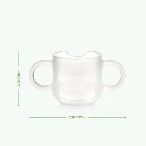 Miniatura 8 de haakaa Vasos de silicona para niños pequeños, sin BPA, tazas de entrenamiento a prueba de caídas para bebés de 6 meses en adelante, 5 onzas