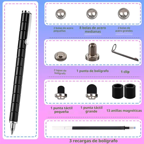 Miniatura 5 de Bolígrafos Fidget para cumpleaños para hombres - Regalos de Navidad novedosos para adolescentes, regalos de cumpleaños únicos para hombres jóvenes