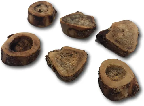 Miniatura 4 de Top Dog Chews - Huesos de perro con médula ósea, fabricados en los Estados Unidos, (6 rebanadas), fémur de ternera, masticables de larga duración