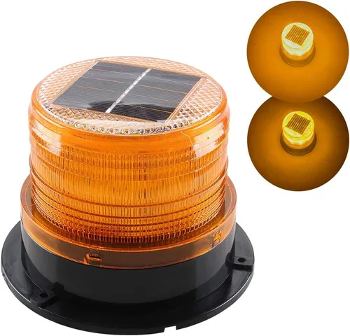 Miniatura 8 de 24 LED 9.5 pulgadas ámbar asesor de tráfico barra de luces estroboscópicas con 18 patrones de flash LED de aplicación de la ley luz de advertencia