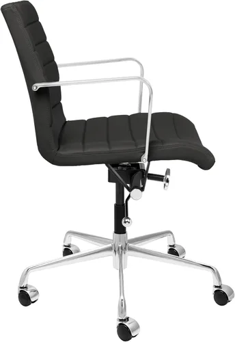 Miniatura 4 de SOHO - Silla de oficina acanalada Negro