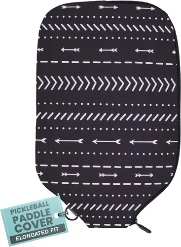 Miniatura 24 de Palms-O-Aces Pickleball Paddle Cover Canvas Padded Pickleball Paddles Sleeve with Zipper Lightweight Protective Paddle Case for Standard Paddles