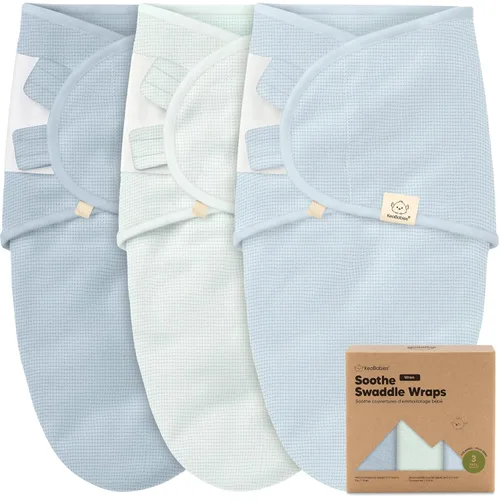 Miniatura 19 de Paquete de 3 pañales orgánicos para recién nacidos, sacos de dormir para bebés de 0 a 3 meses, manta para bebé, manta portátil para recién nacidos