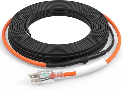 Miniatura 12 de VEVOR Cable de calefacción de tubería autorregulable, cinta térmica de 120 pies de 5 W/ft para protección contra congelación de tuberías, protege