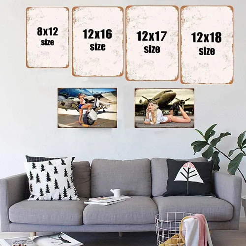 Miniatura 2 de Letreros de metal para decoración de pared, diseño de mapache pequeño, lata, retro, regalos divertidos para juegos, cafeterías, pub, cerveza, club