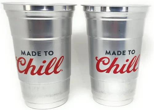 Miniatura 2 de Coors Light Vasos de metal de aluminio de 22 onzas - Juego de 2