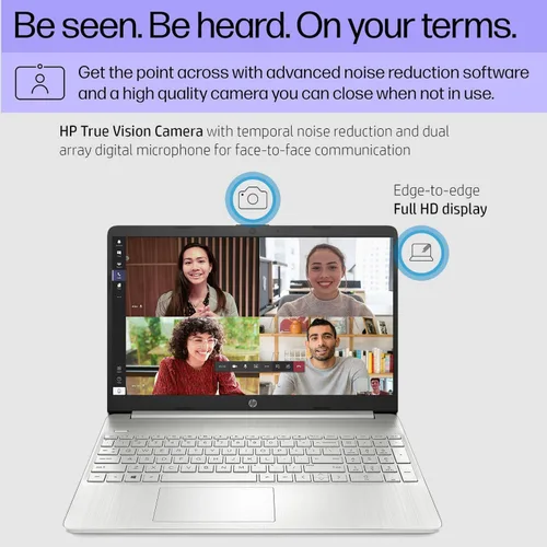 Miniatura 5 de Laptop HP 15 (15.6 pulgadas FHD antirreflejo, procesador Intel Core i5, 8 GB de RAM, 256 GB SSD) para negocios, estudiantes, hogar, batería de larga