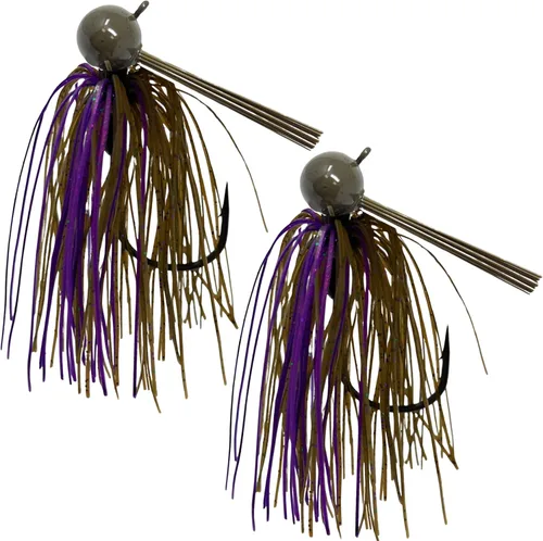 Miniatura 19 de Reaction Tackle Plantillas de fútbol de tungsteno para pesca de lubina, diseño de cebo sin malas hierbas, 97% de tungsteno puro, cabeza de plantilla
