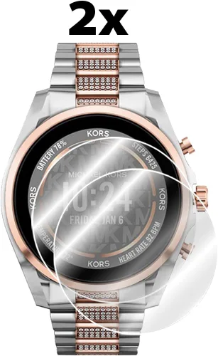 Miniatura 2 de IPG Protector de pantalla para reloj inteligente Michael Kors Access Bradshaw GEN 6 (2 unidades) Invisible Ultra HD Clear Film Anti Scratch Skin