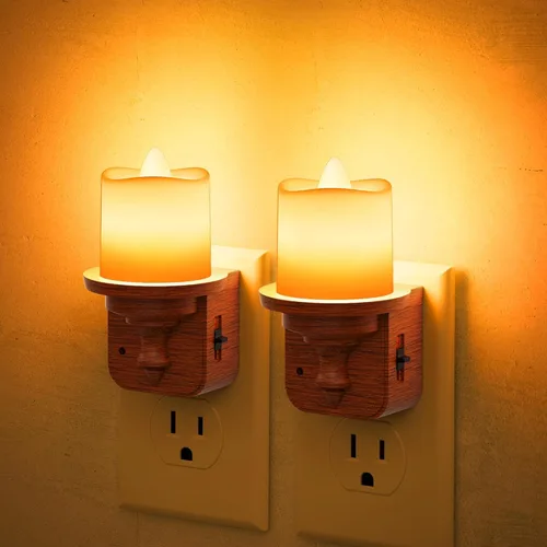 Miniatura 31 de JandCase Luces nocturnas enchufables a la pared, proyector de estrellas, luz nocturna de galaxia automática 3CCT, enchufe con sensor de luz