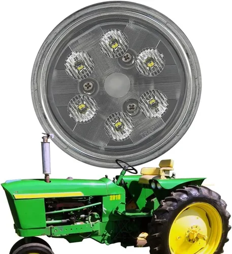 Par36 Flood 30W LED Luz de trabajo 5000K Bombilla compatible con tractor John-DeereCase-IH Ford New-Hollan 70239804 (haz de inundación)
