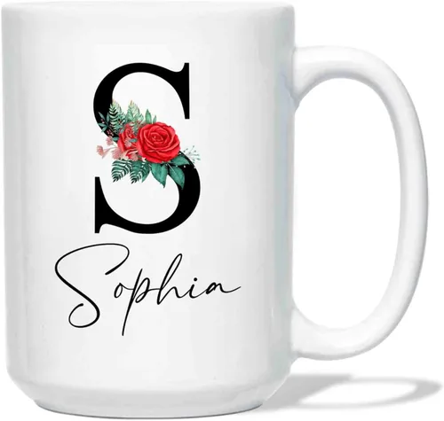 Miniatura 8 de Taza con texto en inglés "I'll Be There For You", taza personalizada con nombre, taza de café con nombre personalizado, regalo para cumpleaños