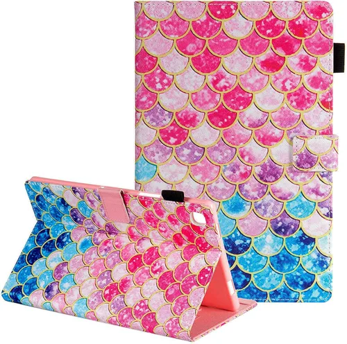 Miniatura 19 de Dteck Funda protectora de piel sintética con ranuras para tarjetas y función de soporte ajustable, para Samsung Galaxy Tab A7 de 10.4 pulgadas