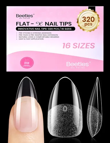 Miniatura 11 de Beetles 9 en 1 Pegamento de Gel para Uñas de Acrílico, 2 Piezas de 10ml Super Fuerte Pegamento de Uñas para Puntas de Uñas Postizas Transparentes