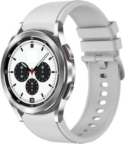 Miniatura 8 de Correas para Galaxy Watch 6 Classic de 1.850 in 1.693 in/Galaxy Watch 6 1.732 in 1.575 in, bandas de silicona de 0.787 pulgadas para Galaxy Watch 5