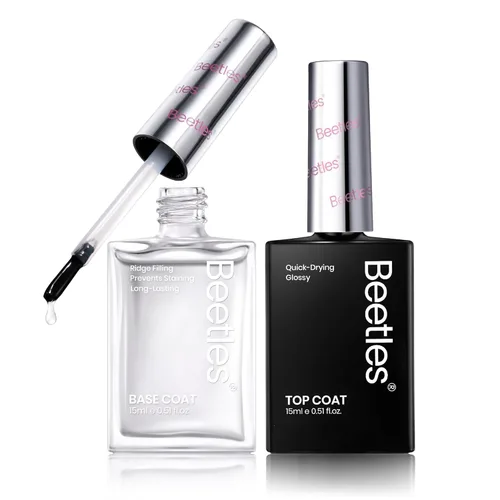 Miniatura 8 de Beetles - Fortalecedor de uñas – Corrector de uñas transparente de secado rápido al aire libre para uñas dañadas y desiguales, esmalte de uñas