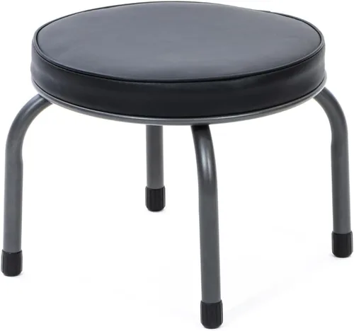 Miniatura 7 de Takeda Corporation T3-SCLW54BK - Silla plegable negra con respaldo ancho, portátil, uso en interiores, adulto, 17.3 x 14.6 x 21.1 pulgadas Negro