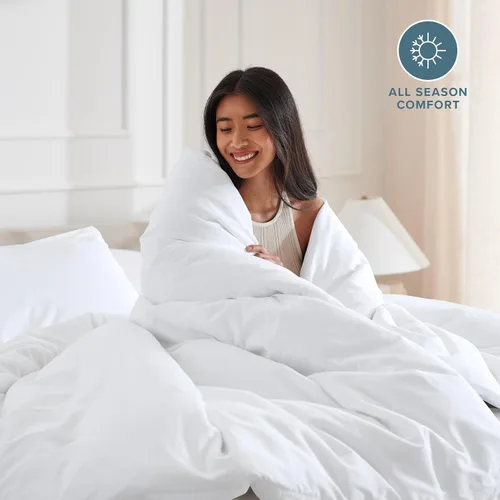 Miniatura 3 de Bare Home - Funda de edredón de ropa de cama extra larga - Colección premium de 1800 hilos súper suave - Funda de edredón ligera y fresca - Ropa