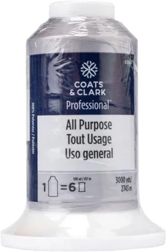 Miniatura 9 de Coats & Clark Hilo Profesional para Máquina de Acolchar, 3000 yardas, Negro