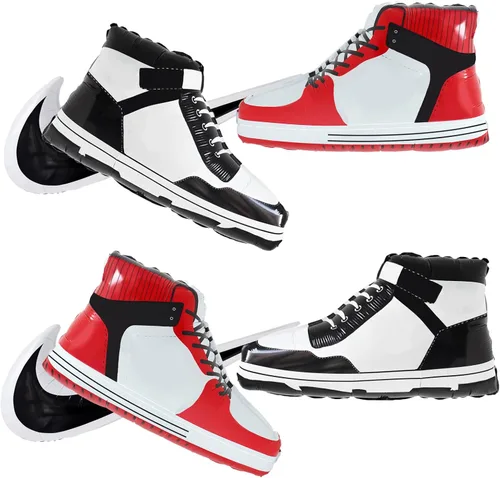 6 unidades de zapatos de baloncesto para zapatillas de deporte, decoraciones de fiesta temática deportiva, suministros de cumpleaños para niños y