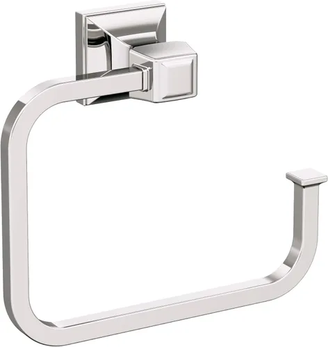 Miniatura 50 de Amerock BH36020G10 Gancho único para bata de níquel cepillado Soporte de toalla de 4-1/4 pulg. (108 mm) de longitud Mulholland Gancho