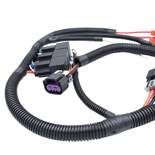 Miniatura 4 de Arnés de cableado eléctrico de doble ventilador para GM 1999-2006 ECU Control Kit de arnés de cable de ventilador de refrigeración eléctrica