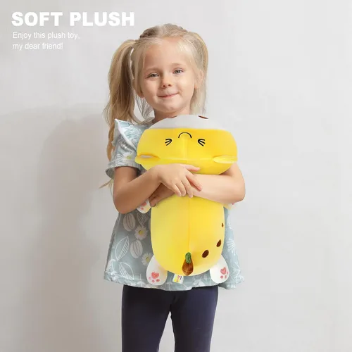 Miniatura 6 de Onsoyours - Lindo gatito plátano gato de peluche juguete de peluche suave almohada de felpa plátano para niños (gato plátano, 30 cm)