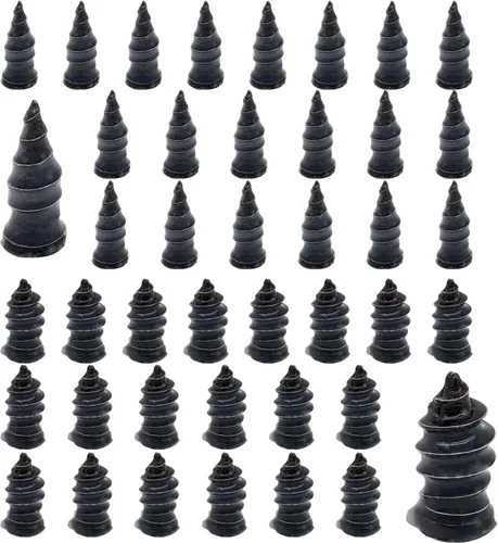 40 piezas de clavos de goma duraderos para reparación de neumáticos, clavos de goma antideslizantes para reparación de pinchaduras de neumáticos,