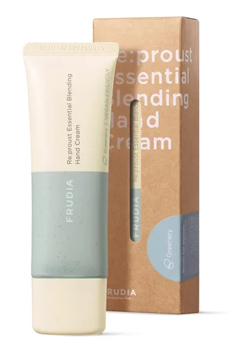 Miniatura 6 de FRUDIA Re:proust Essential Blending Crema de manos – Aroma terroso, 1.76 onzas líquidas Hidratante vegano no graso con manteca de karité, sándalo