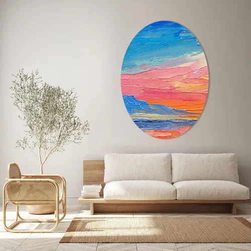 Miniatura 5 de PATIKIL Paneles de lienzos de pintura para pintura, paquete de 2 paneles ovalados de madera de 4 x 6 pulgadas, paneles de arte en blanco estirados