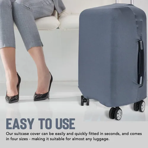 Miniatura 4 de Funda de equipaje de viaje I Protector de maleta aprobado por la TSA I Fundas de equipaje para maleta I Funda de maleta Bolsa I Protector