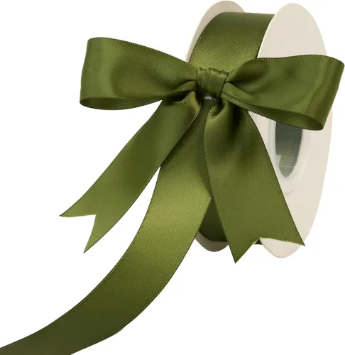 Miniatura 7 de Cinta de satén blanca de 1 pulgada de doble cara, 25 yardas para envoltura de regalos, ramo de novia, decoración de boda, decoración de fiesta