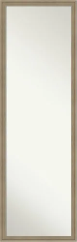 Miniatura 10 de Amanti Art Espejo de pared para puerta, espejo de longitud completa (51.5 x 17.5 pulgadas), espejo estrecho de cuerpo completo para muebles y espejo