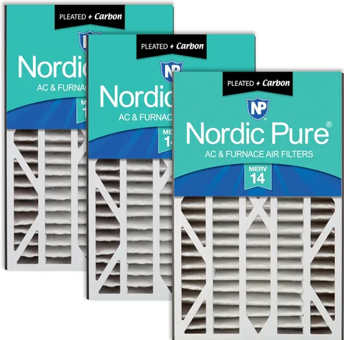 Miniatura 28 de Nordic Pure Filtros de aire de repuesto MERV 15 Plus Carbon Trion Air Bear Cub de 16 x 25 x 3 (15 13/16 x 24 5/16 x 3)