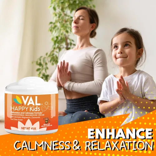 Miniatura 8 de VAL Crema de magnesio para niños Relajación para rutina diurna y para dormir Cloruro de magnesio Zechstein suave Apoyo para la calma