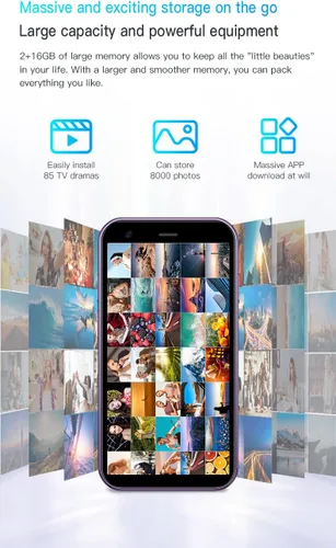 Miniatura 8 de Mini Smartphone XS15,3G 3.0 pulgadas HD 2GB+16GB Android 8.1 1000mAh Dual Sim Quad Core Mini Teléfono Regalo Niño Teléfono Pequeño Teléfono