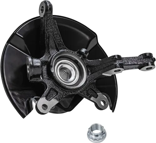 Miniatura 9 de Detroit Axle - Kit de 4 brazos de control delanteros para Honda Civic 06-11, 2 nudillos de dirección y cubos de cojinetes de rueda, 2 brazos
