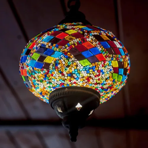 Miniatura 7 de MECCANIXITY Azulejos de mosaico, 55 piezas, 13 caras de cristal con purpurina de 0.4 x 0.4 in para manualidades a granel, kits de arte de mosaico